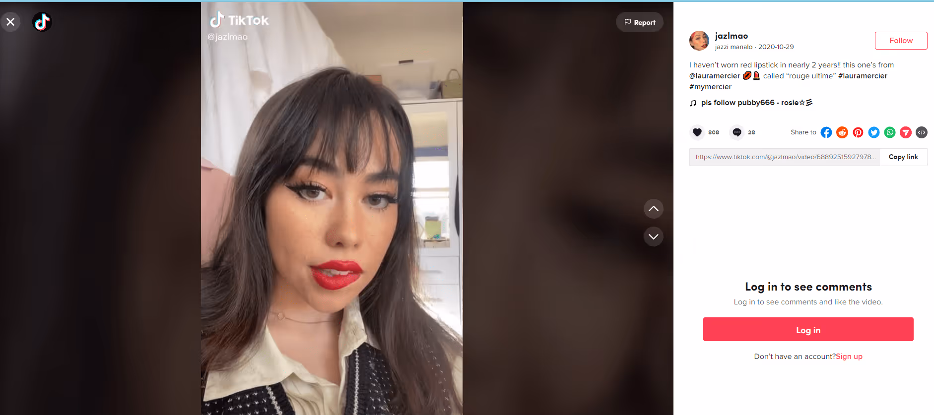 Laura Mercier TikTok
