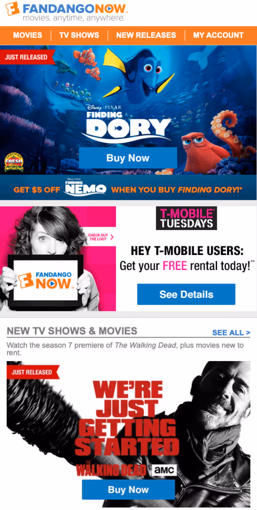 fandango digital marketing advertisement