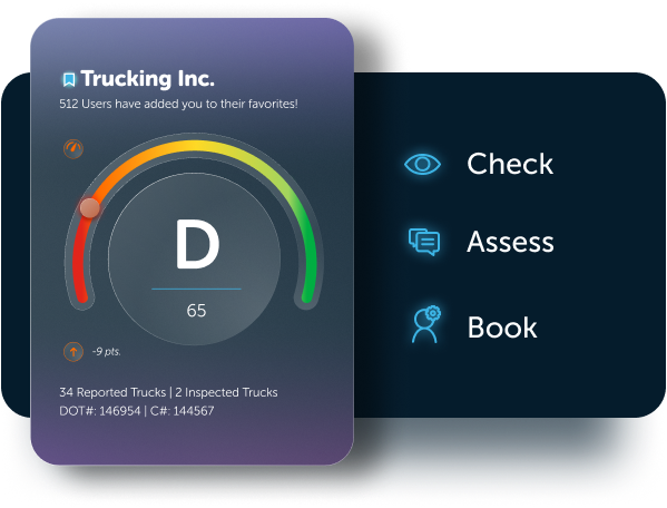 Carrier Vetting Software Platform with Fraud, Risk, and Safety Reports