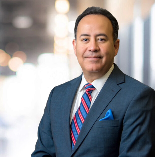 Howard Hill corporate headshot in black and white