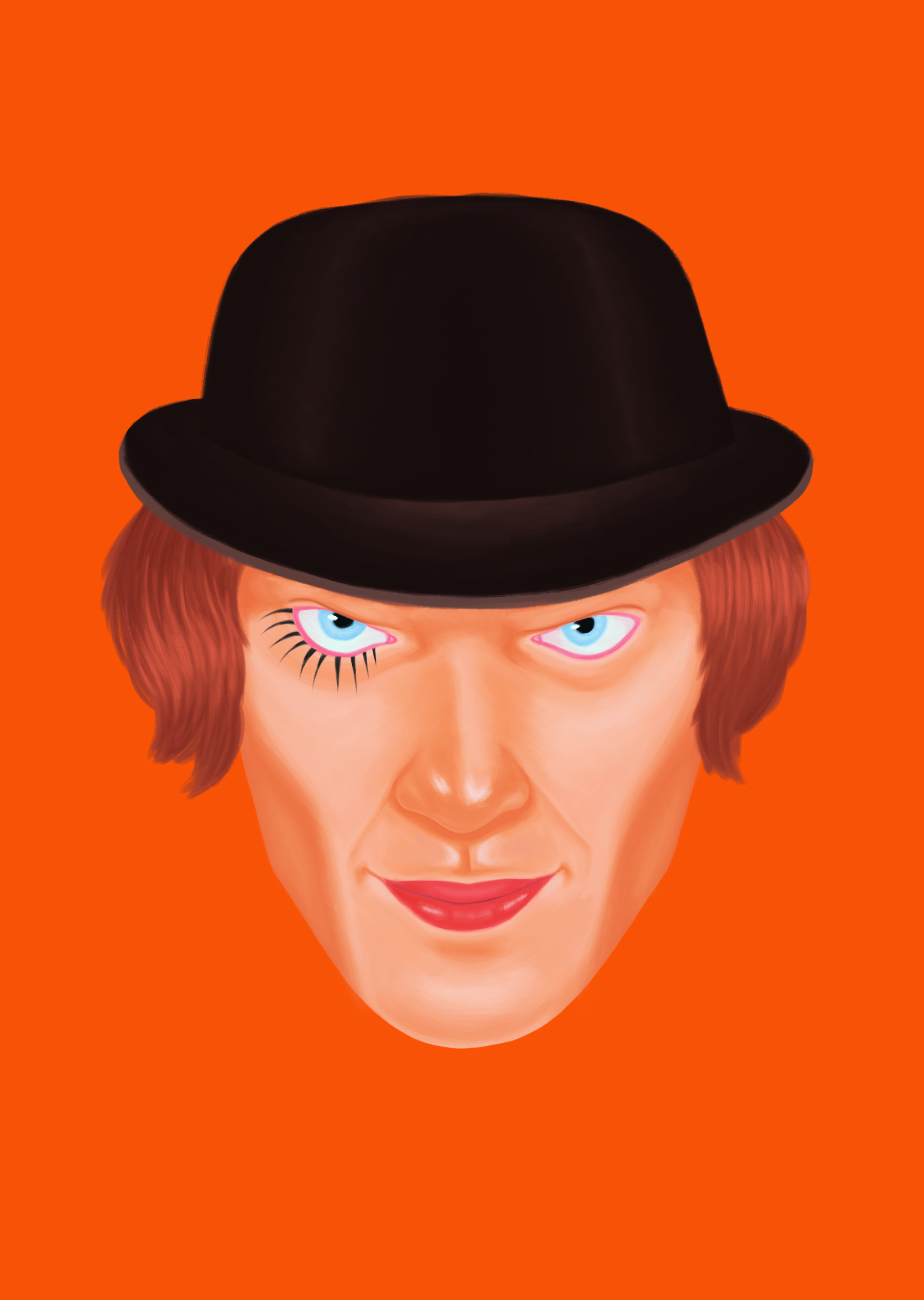 One of the faces used in the final spliced book cover