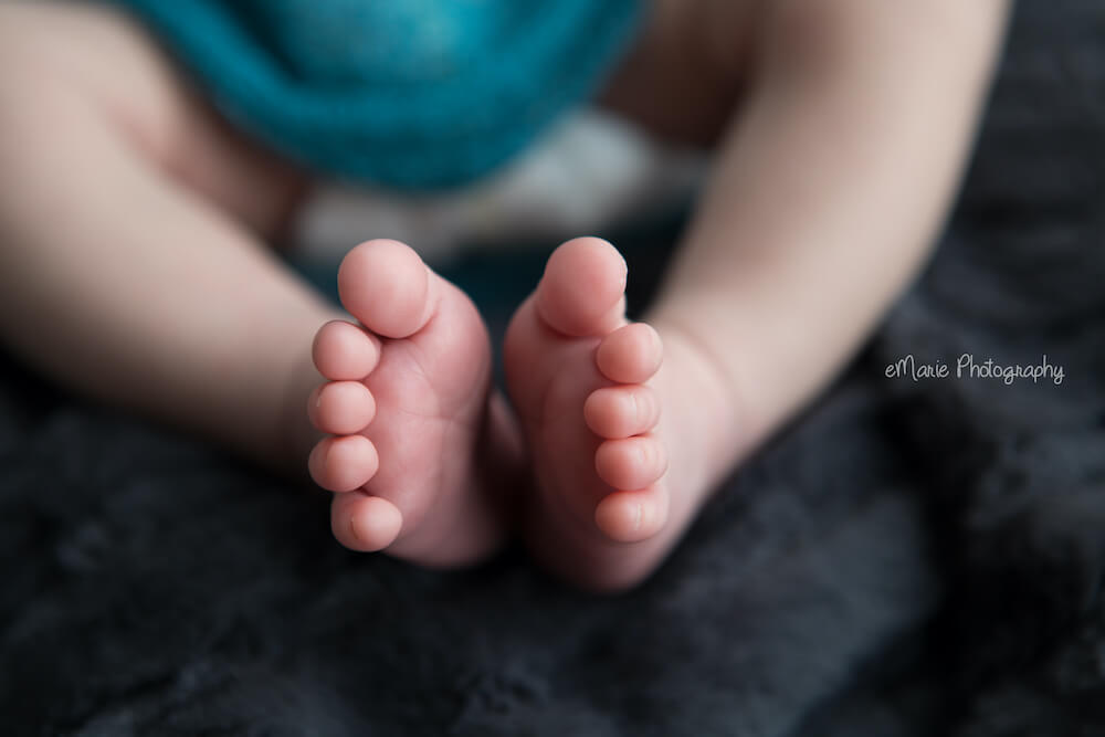 Newborn Toes close up baby photos