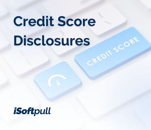 Credit score disclosure