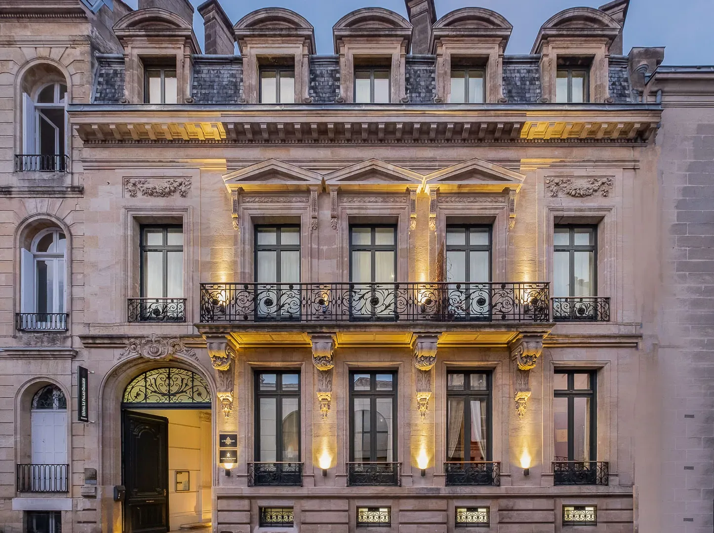Exterior façade of the Palais Gallien Hôtel et Spa