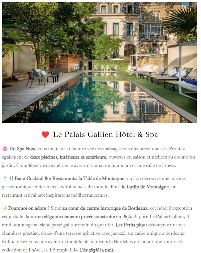 SELECTIDREAMS - Palais Gallien