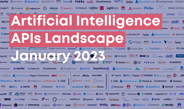 A comprehensive view of all AI APIs in 2023