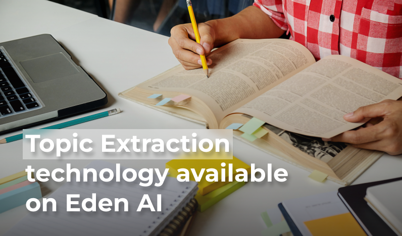NEW: Topic/Entity Extraction feature available on Eden AI