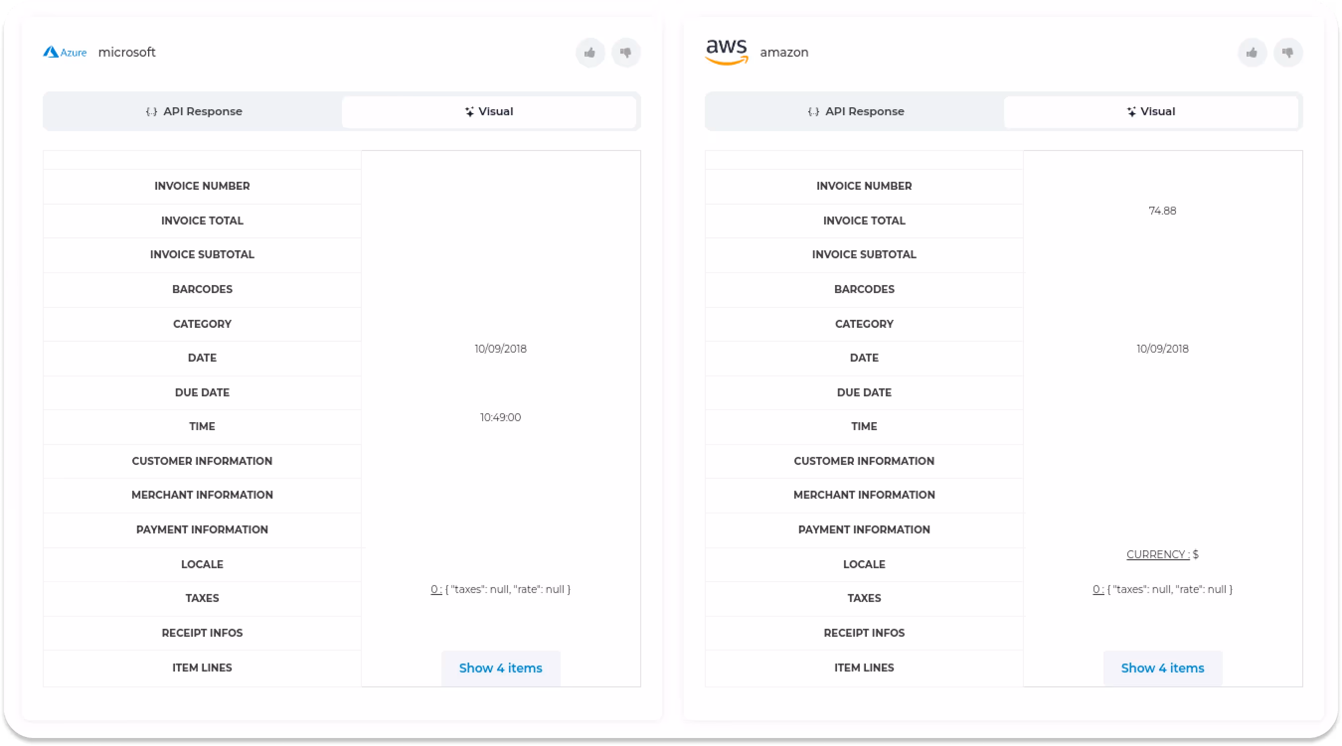 Step 3: Live test the different providers available