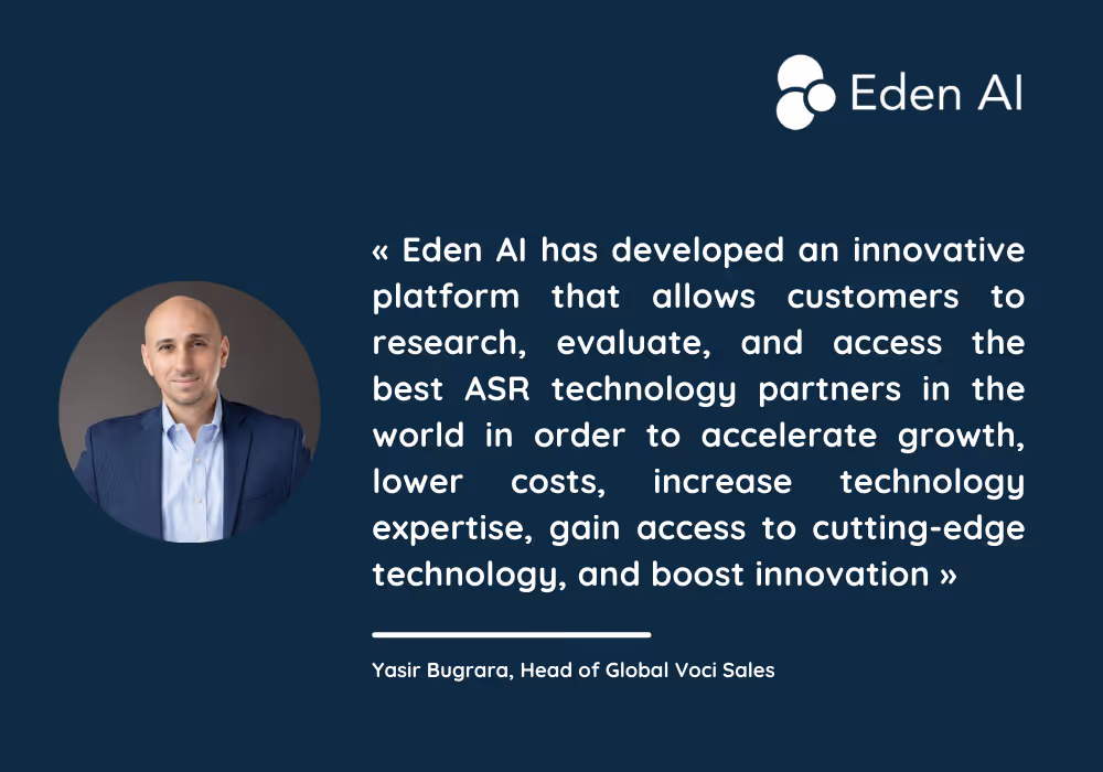 Yasir Bugrara talks about Eden AI