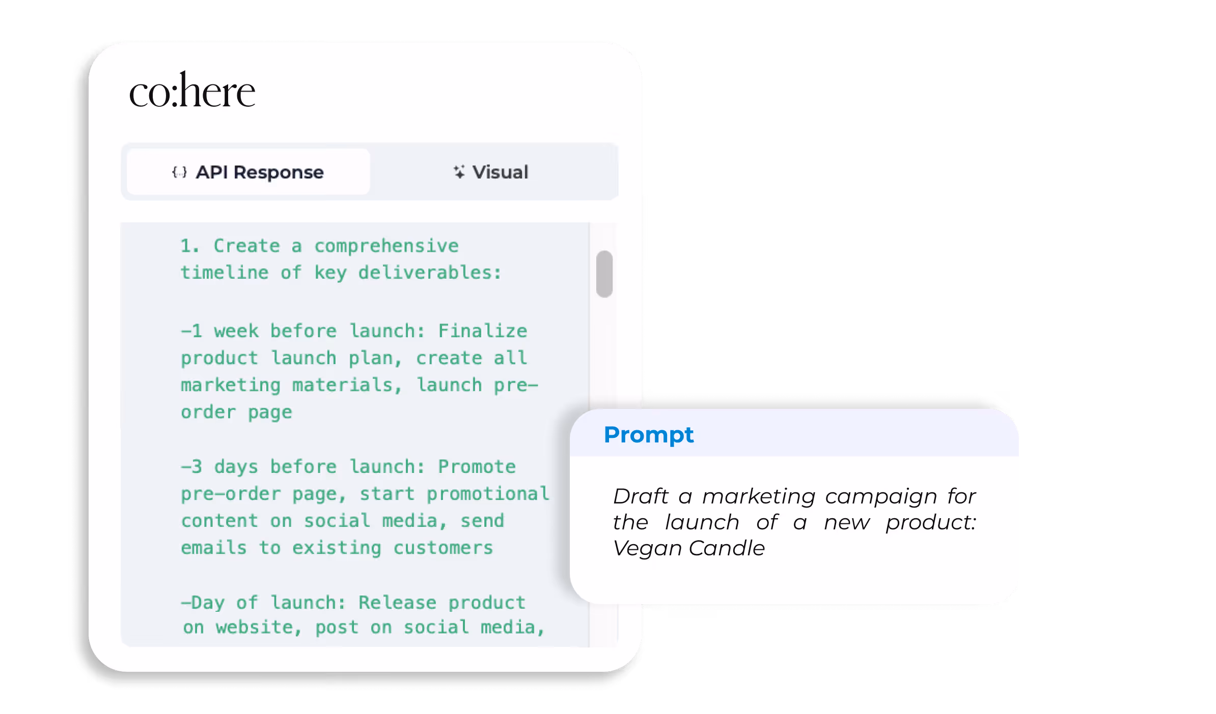 AI Text Generator's response for a marketing campaign