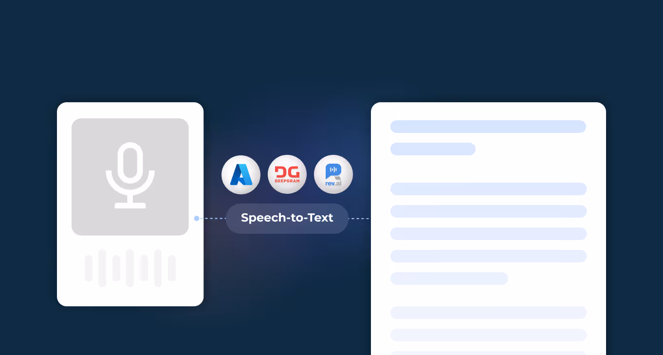 Speech-to-text feature EdenAI