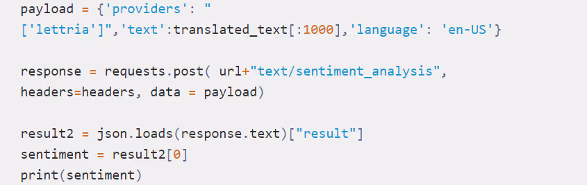 Sentiment Analysis coding
