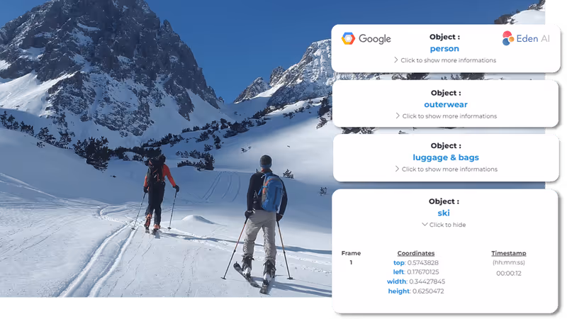 Object Tracking on Eden AI platform