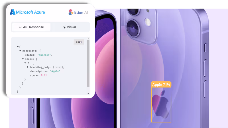 Logo Detection on Eden AI platform