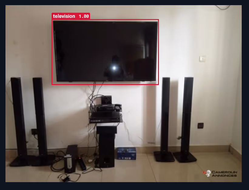 TV Detection by Clarifai API