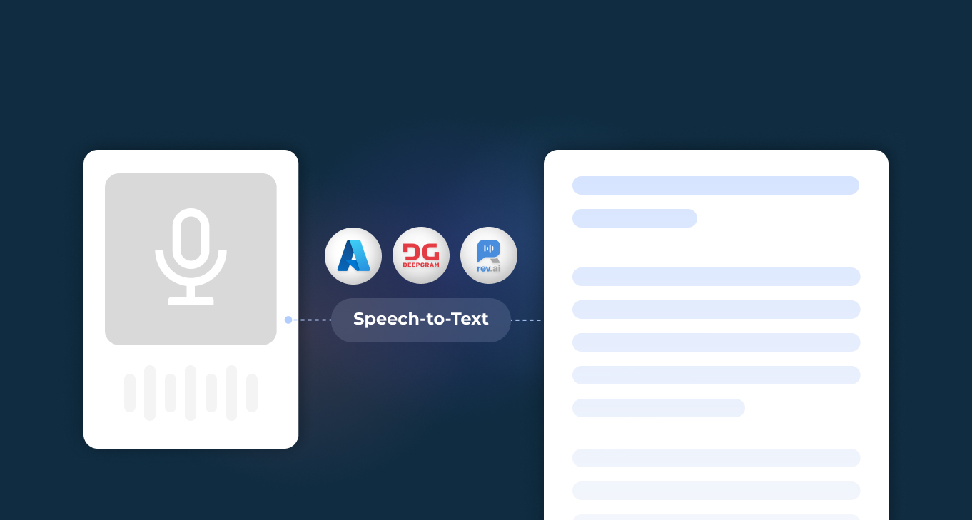 Speech-to-text feature EdenAI
