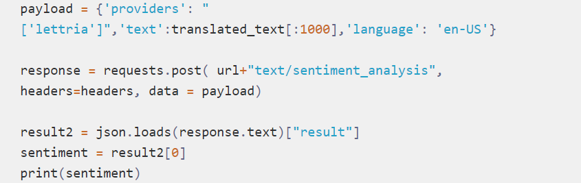 Sentiment Analysis coding