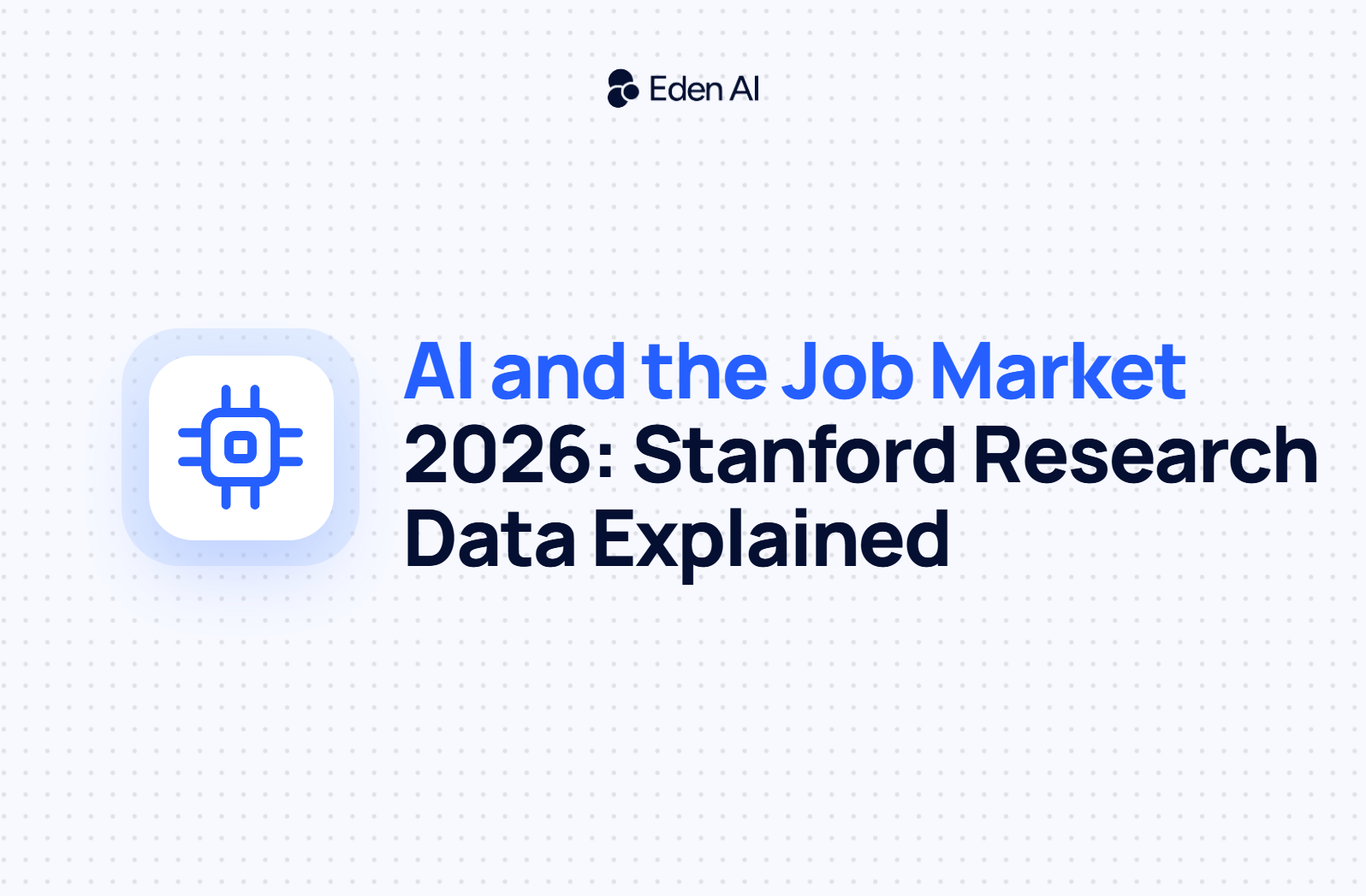 AI and the Job Market in 2026: What Stanford Research Actually Shows