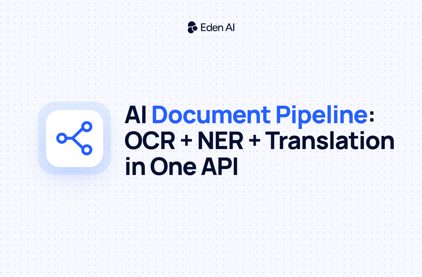[AUTO-DRAFT] Building an AI Document Processing Pipeline with OCR, NER, and Translation