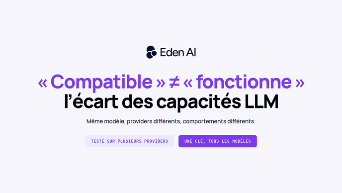 L'écart des capacités LLM : compatible n'est pas fonctionne