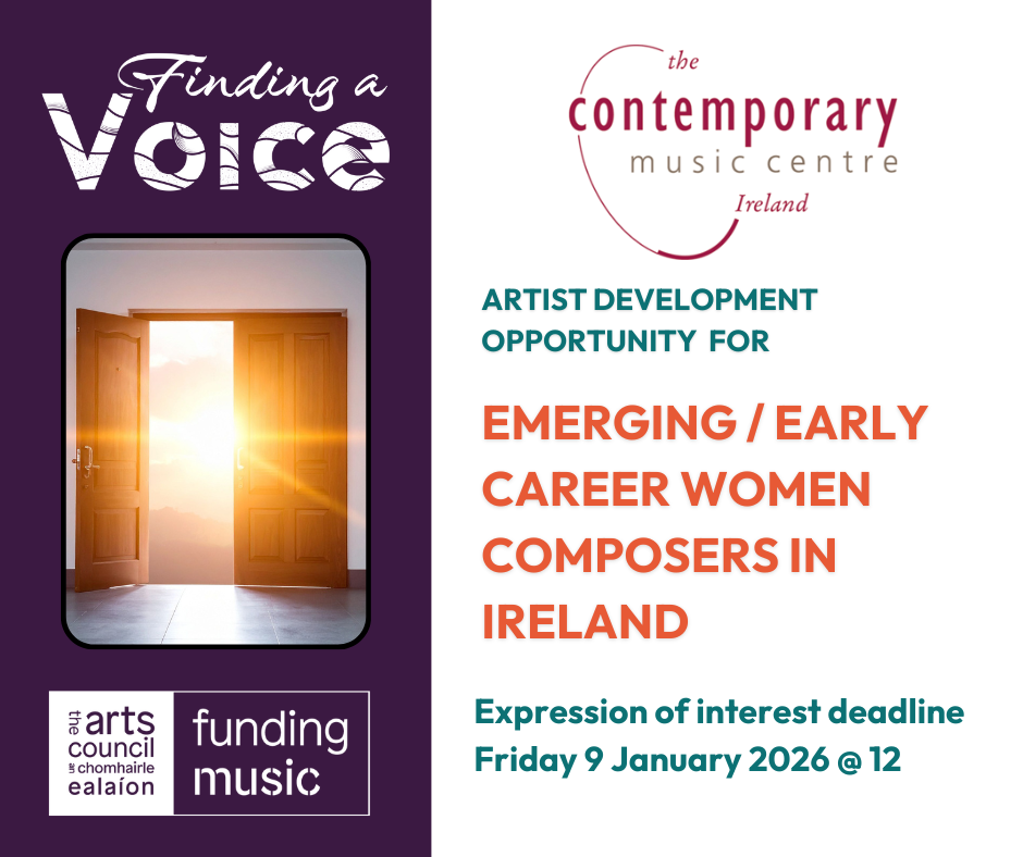 Call for Expressions of Interest for FAV/CMC Emerging Composer Opportunity