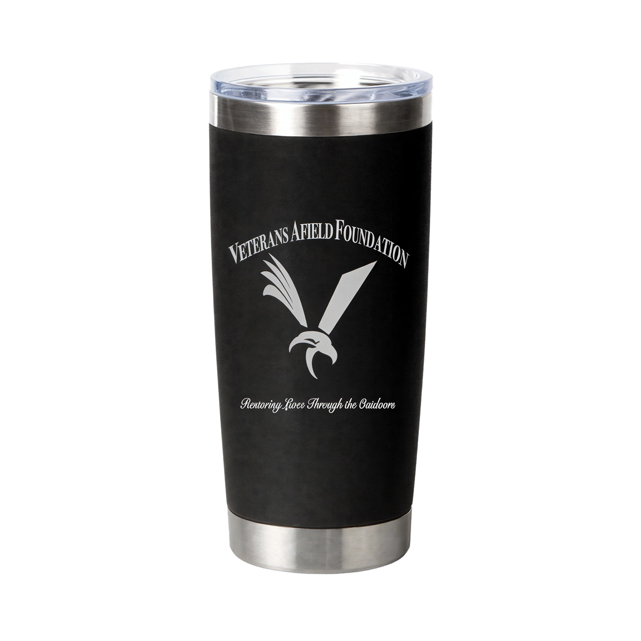 Stay hydrated or caffeinated at home or afield with this double-walled stainless tumbler.