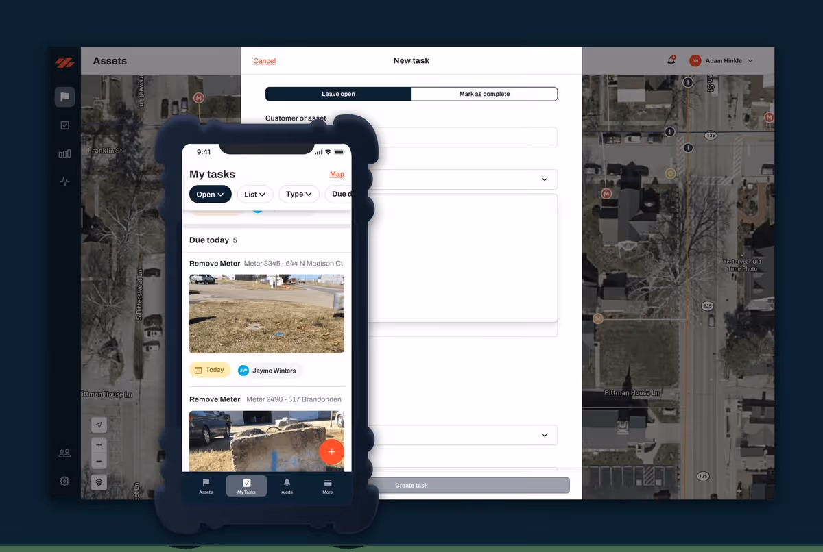Ziptility work orders interface — the clean, simple software operators are reacting to