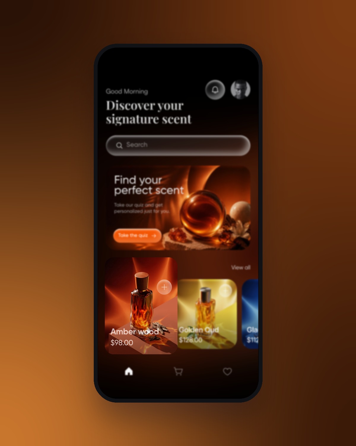 Essence app on an iPhone