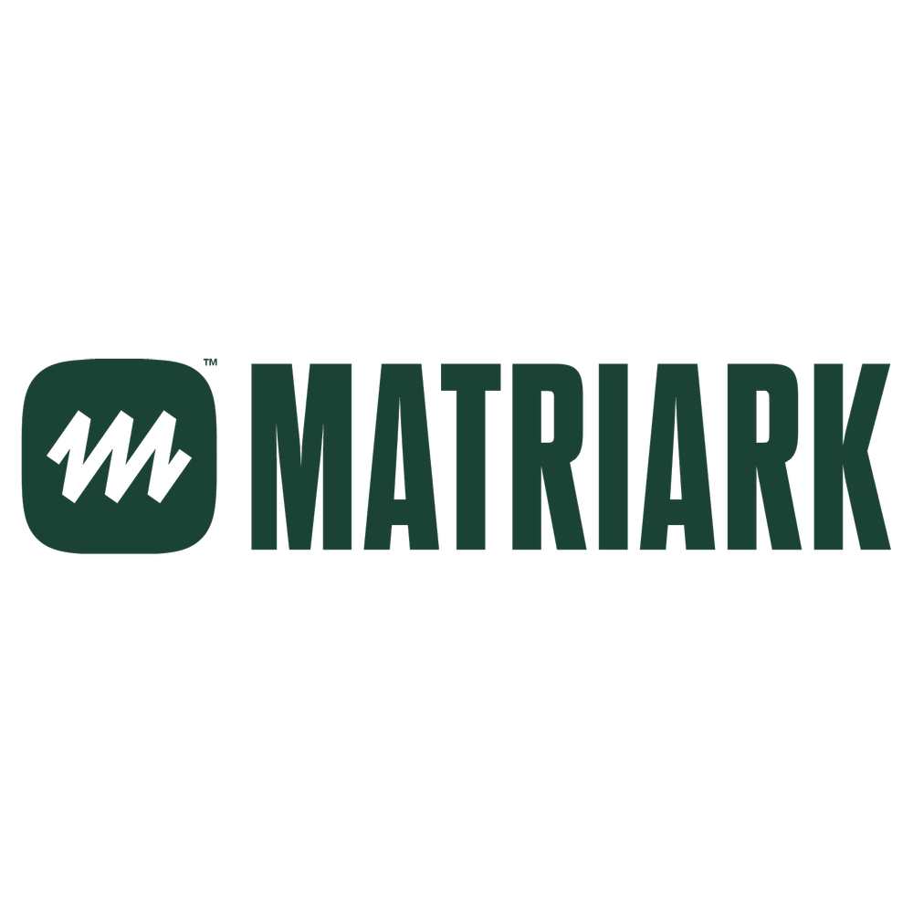 a black and green logo