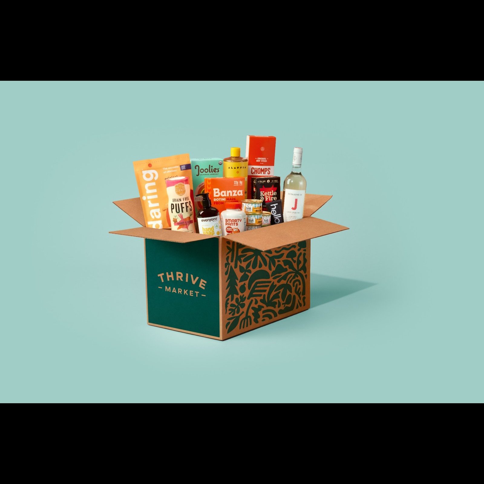 a box with food in it