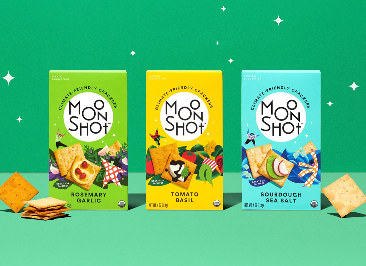 a group of crackers in different colors