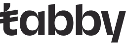 Tabby logo in stylized black lowercase letters.