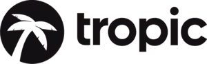 Tropic logo with a stylized palm tree inside a circle and the word 'tropic' in lowercase.