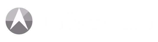 Drivetrain logo with a stylized arrowhead symbol in a circle to the left of the text.