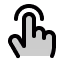 Vector image of a white bird with outstretched wings facing right on a black background.