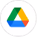 Google Drive icon with triangular shape in green, yellow, blue colors on white background.