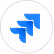 Three blue arrow icons pointing up and to the right in a cluster.
