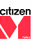CitizenM logo with red geometric shapes forming the letter M.