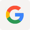 Google logo with stylized G in blue, red, yellow, and green colors on a white background.