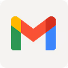 Google Gmail app logo with a stylized red, blue, green, and yellow M.
