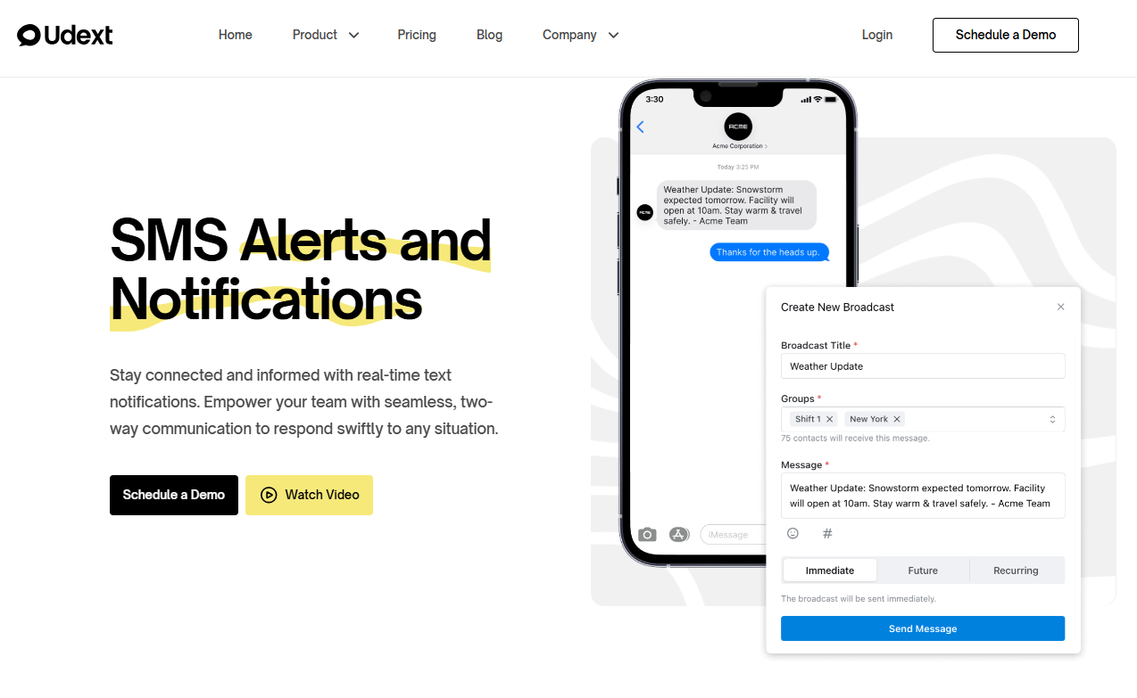 How Udext Simplifies and Strengthens Top-Down Communication