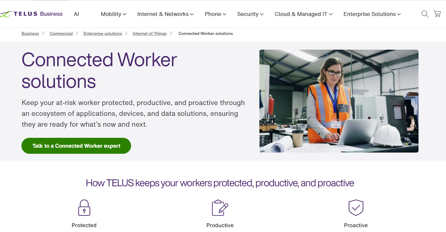 TELUS Connected Worker Solutions