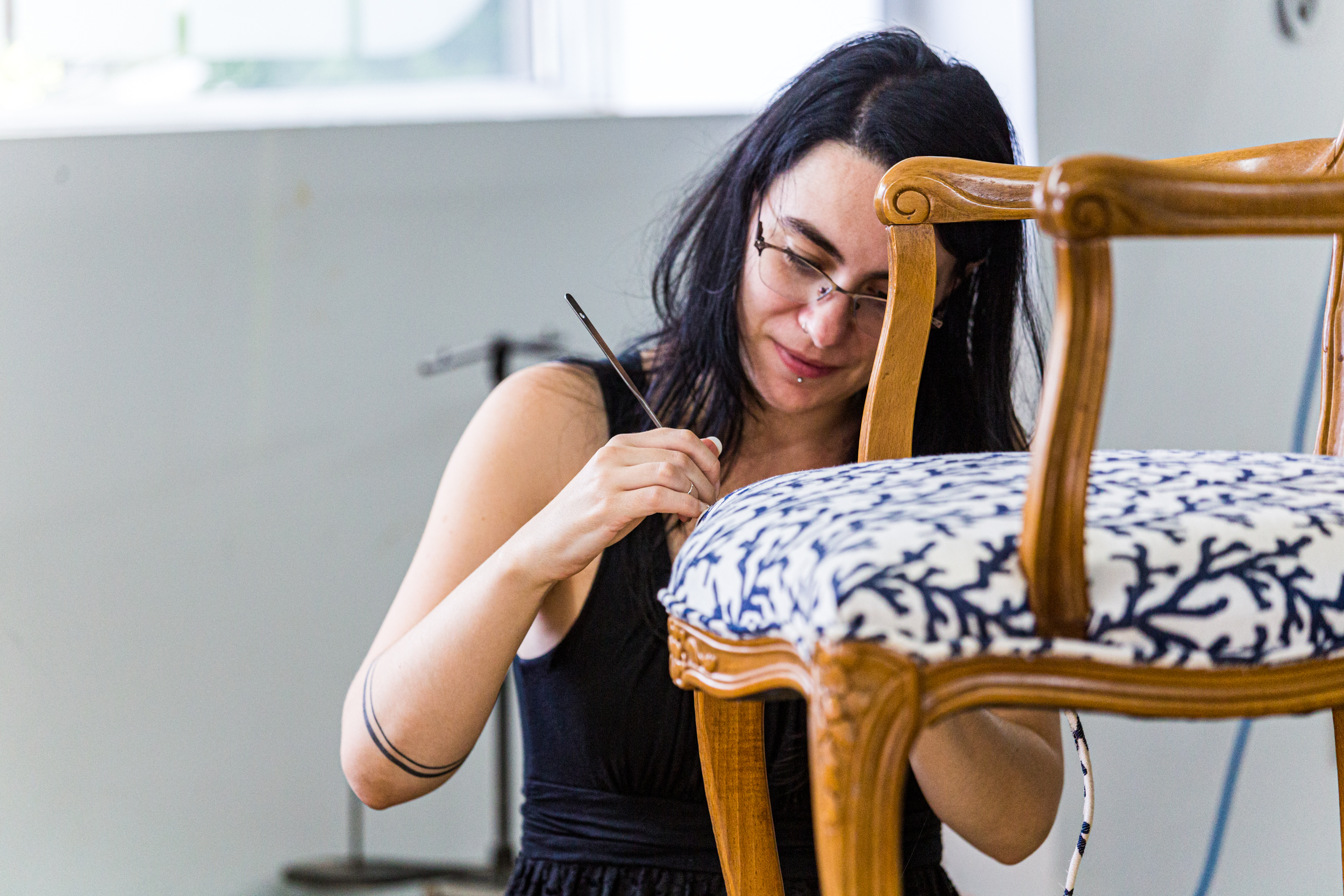 L'étagère de séchage dans la cabine