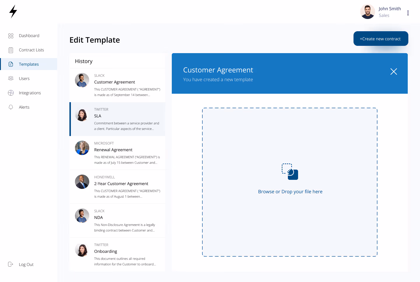 contract management software