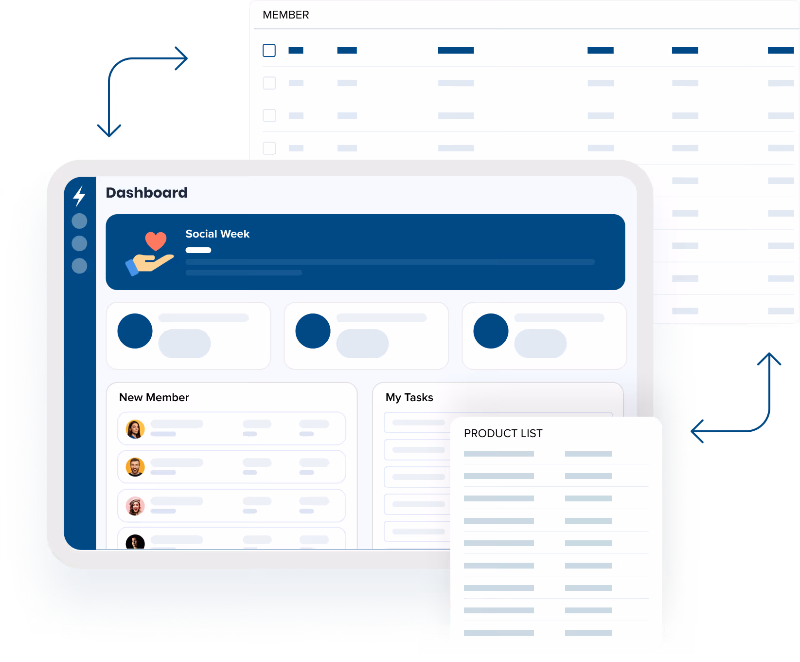 build dashboard no code blaze