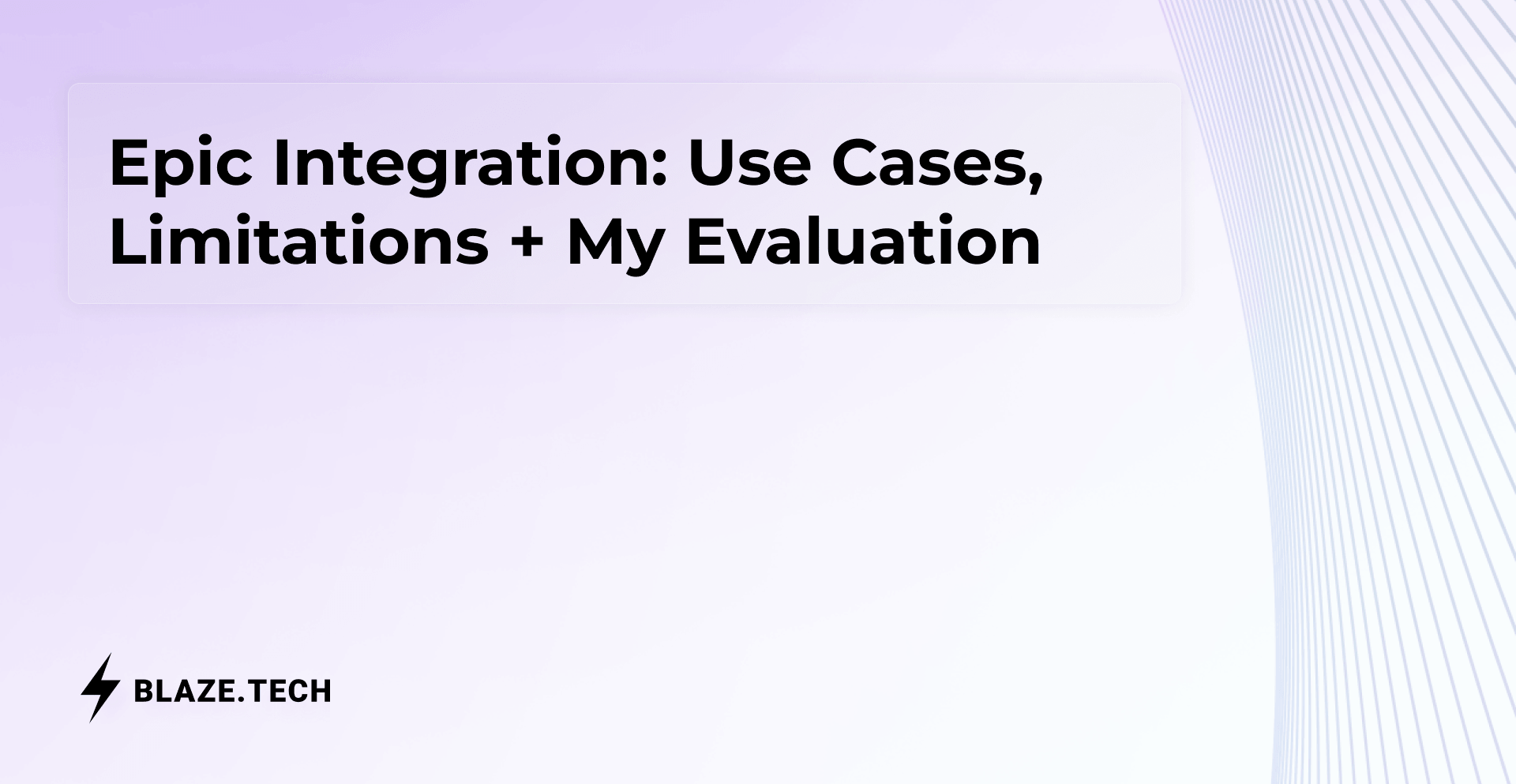 Epic Integration: Use Cases, Limitations + My Evaluation (2026)