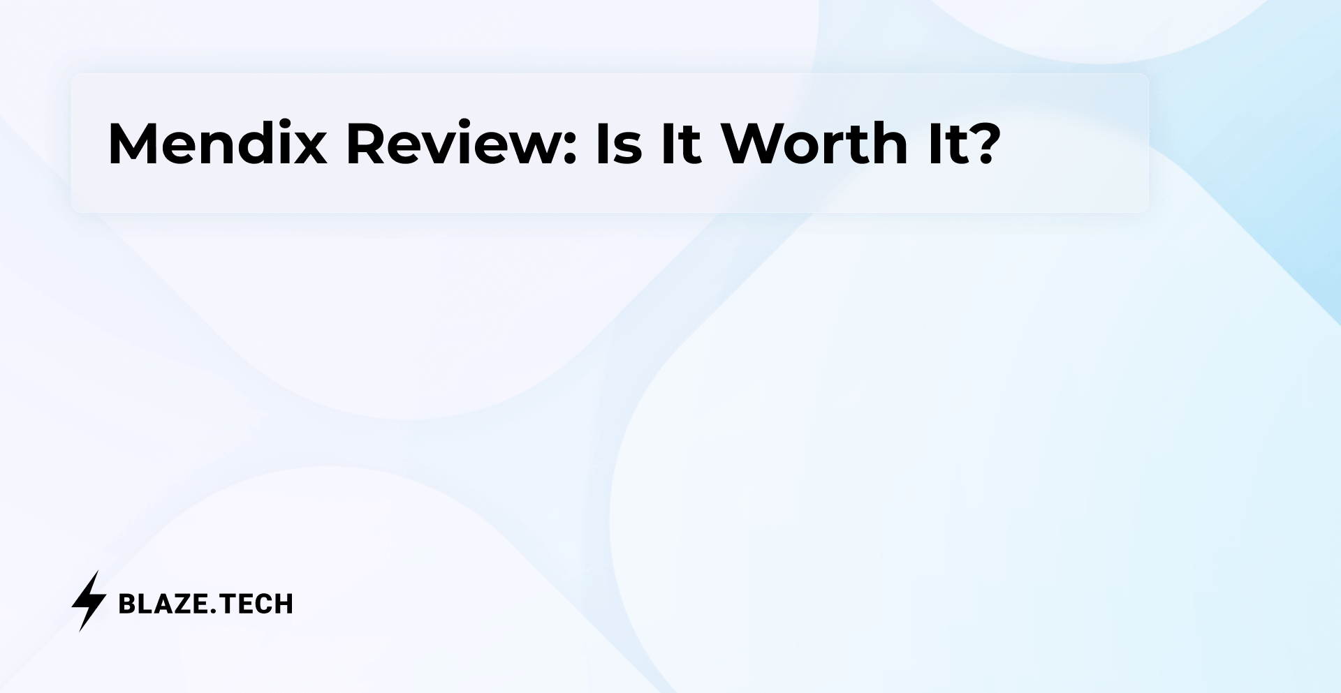 Mendix Review: Is It Worth It in 2026?