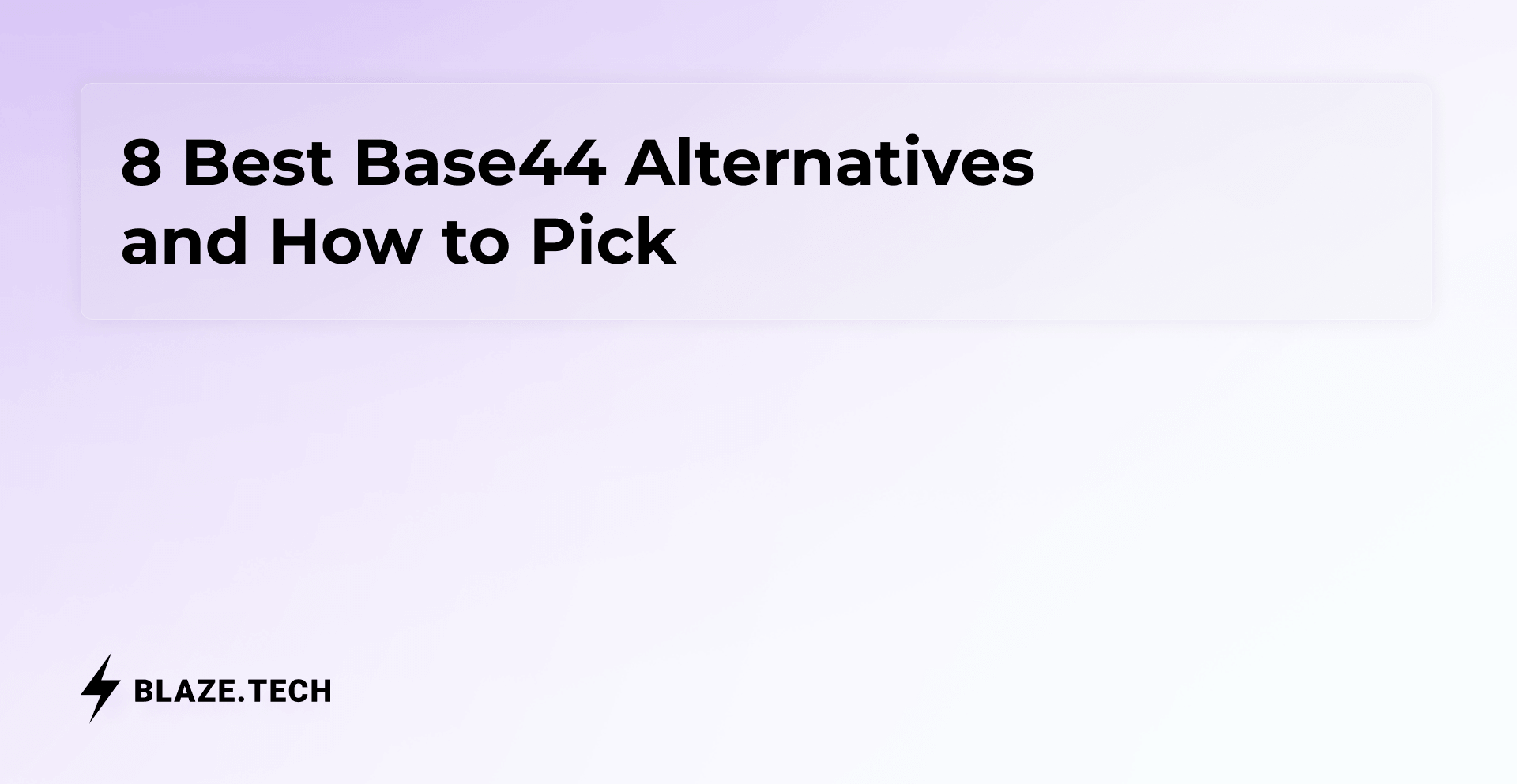 8 Best Base44 Alternatives and How to Pick (2026)