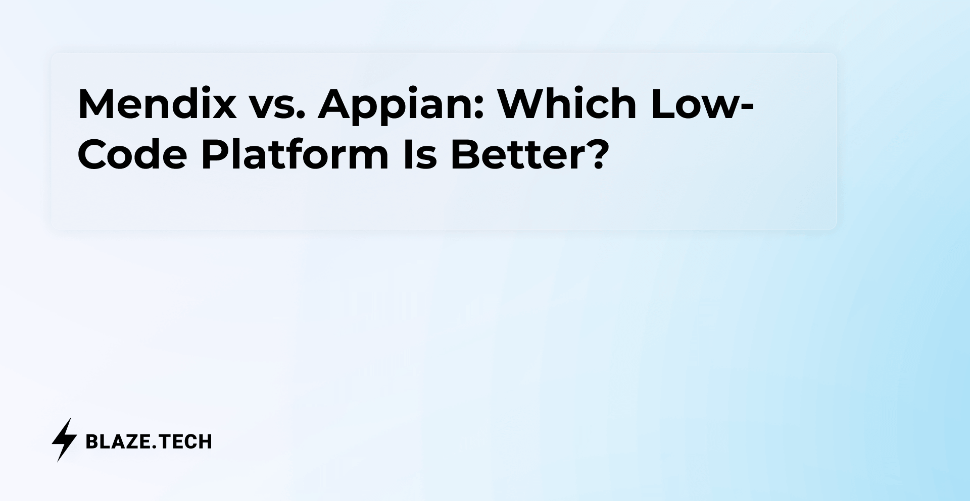 Mendix vs. Appian: Which Low-Code Platform Is Better? (2026)
