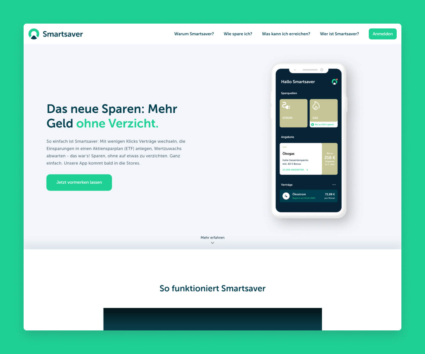 Smartsaver Website